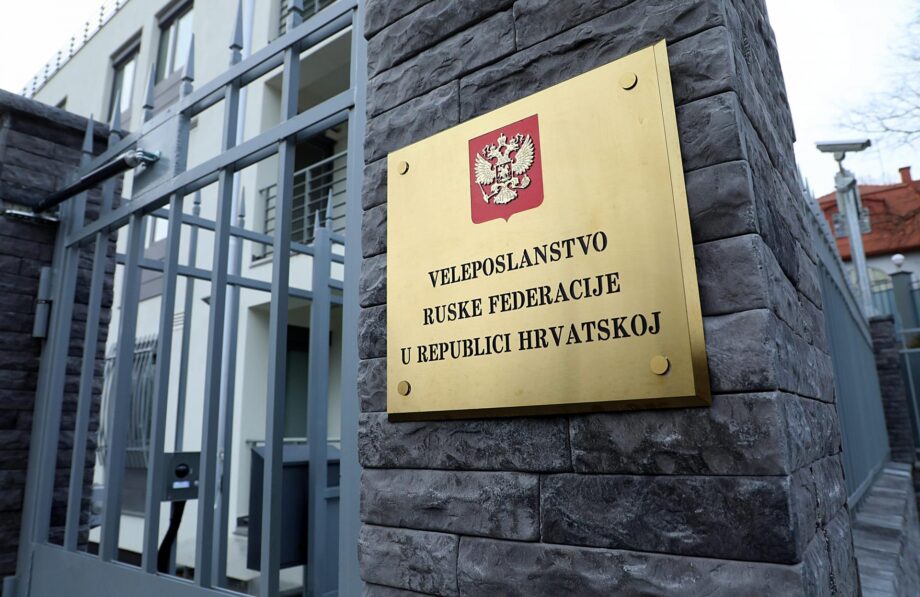 Rusija protjeruje pet diplomata iz hrvatske ambasade u Moskvi