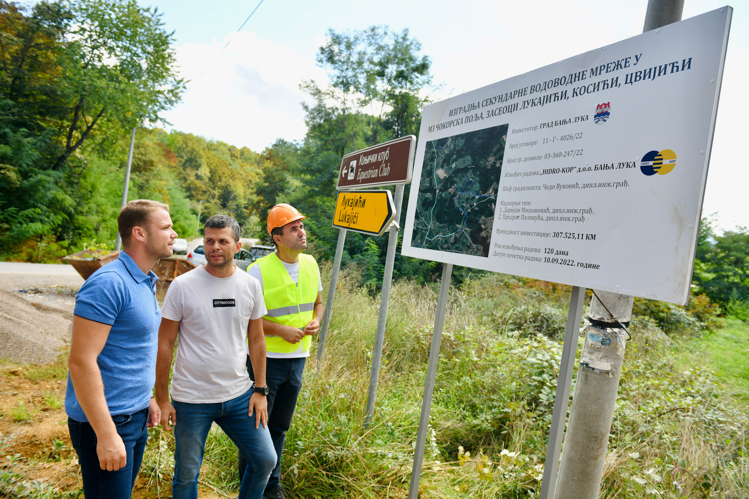 VODA ZA 100 DOMAĆINSTAVA Počeli radovi na izgradnji vodovoda u Čokorskim poljima