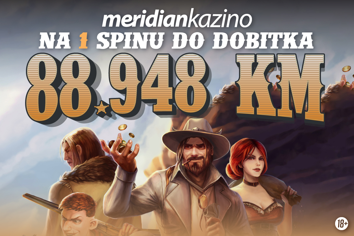 MERIDIAN KAZINO: Igrač iz Sarajeva osvojio nevjerovatnih 88.948 KM!