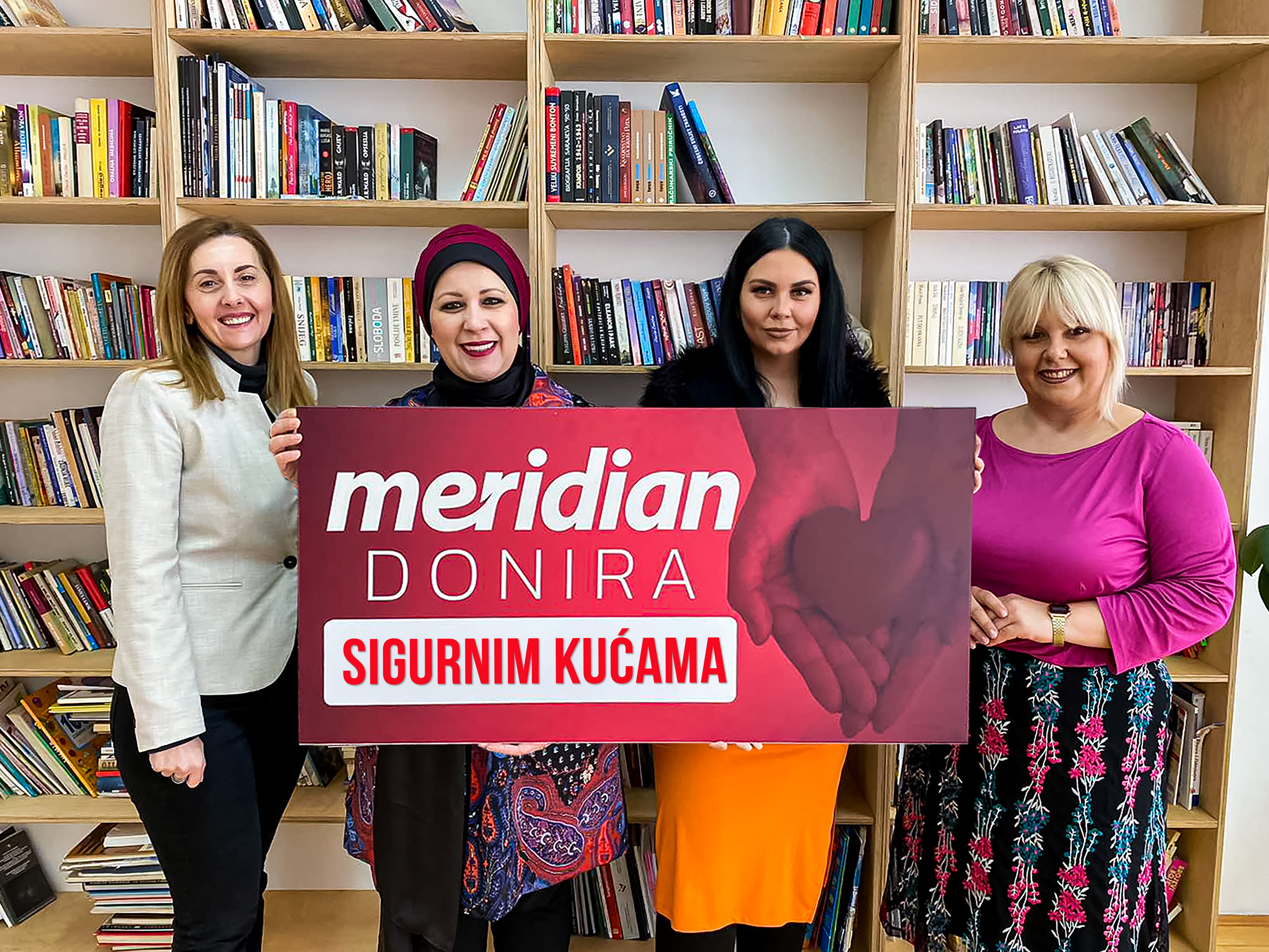 Meridian za 8. mart donacijama iznenadio sigurne kuće u BiH