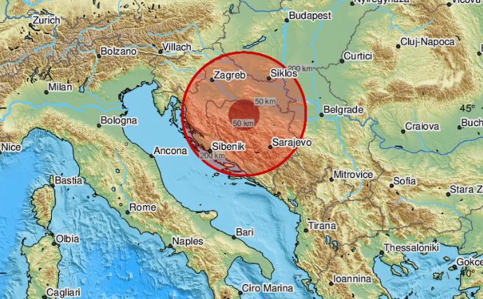 LJULJALO SE TLO Zemljotres kod Banjaluke
