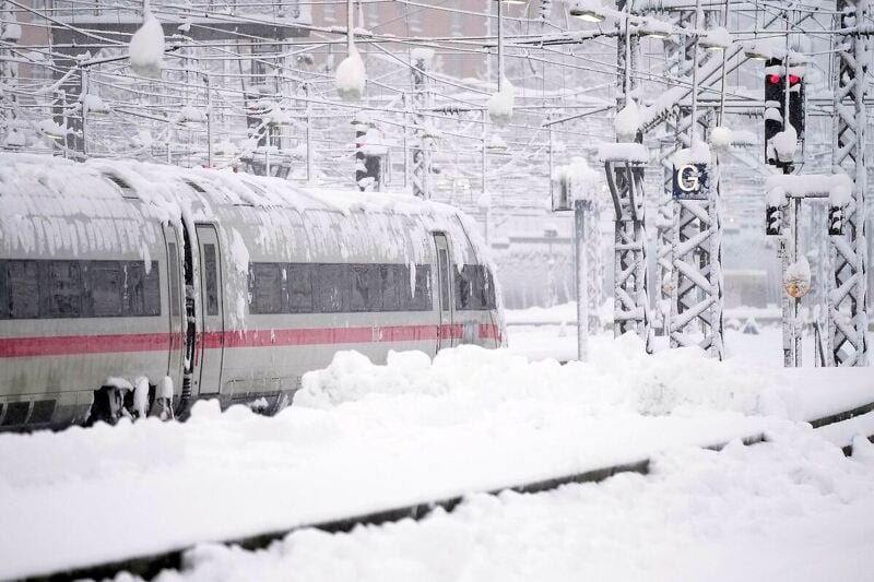 Snijeg uzrokovao haos u željezničkom saobraćaju Njemačke