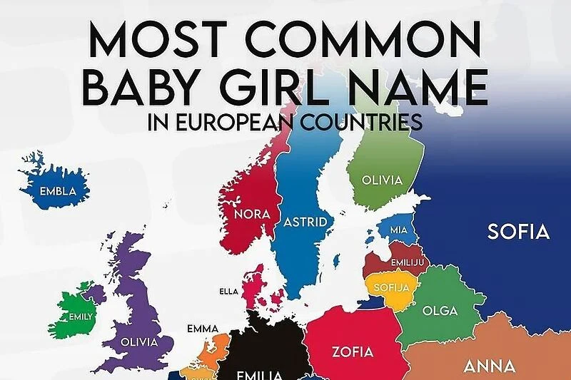 JEDNO SE ČESTO PONAVLJA Ova imena za djevojčice su najpopularnija u Evropi (FOTO)