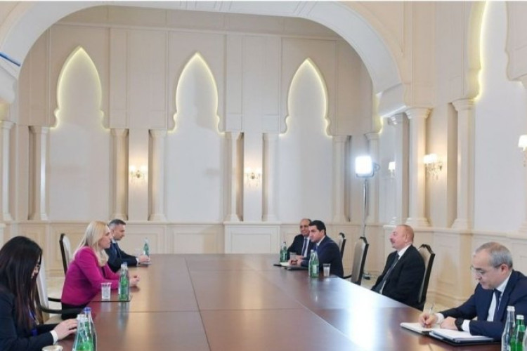 Cvijanovićeva u Bakuu sa predsjednikom Azerbejdžana
